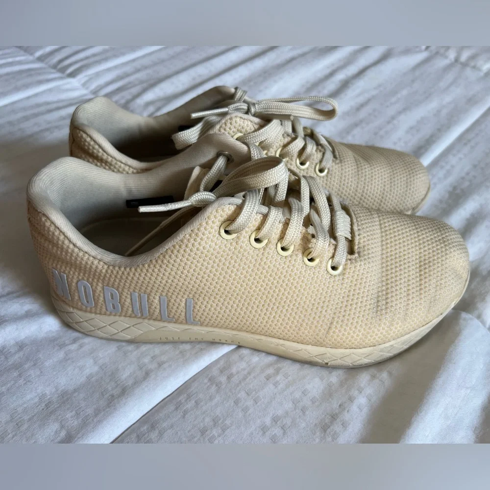 NOBULL Beige/Cream Women's Athletic Shoes - Picture 3 of 5